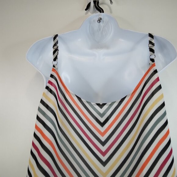 Cabi 5043 Linea Chevron Striped Multicolor Cami Top Size M - Picture 7 of 12